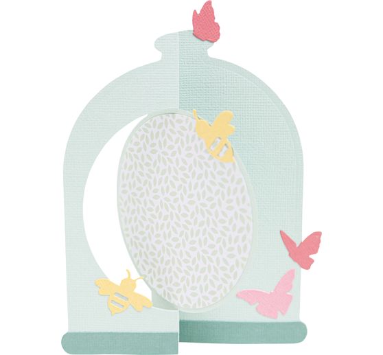 Sizzix Thinlits punching template "Card, Bell Jar"