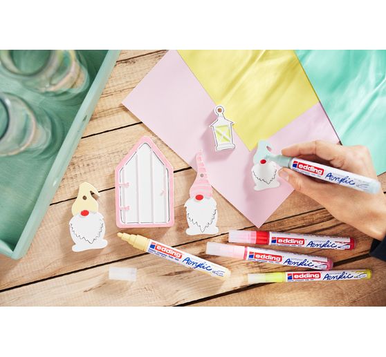 edding Acrylic "Acrylmarker - Basic", 12er-Set