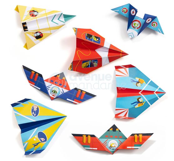 Creative box Origami "Planes and rockets"