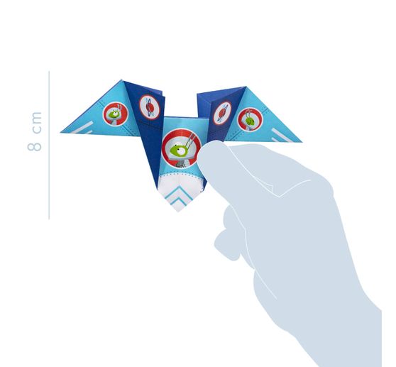 Creative box Origami "Planes and rockets"