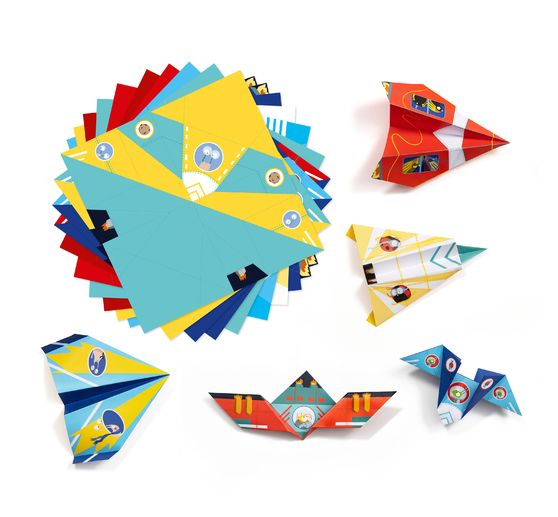 Creative box Origami "Planes and rockets"