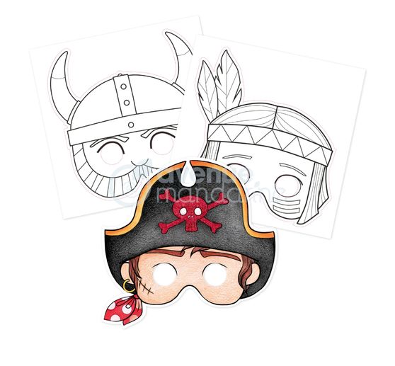 Maskenmalbuch Graffy Pop "Jungen"