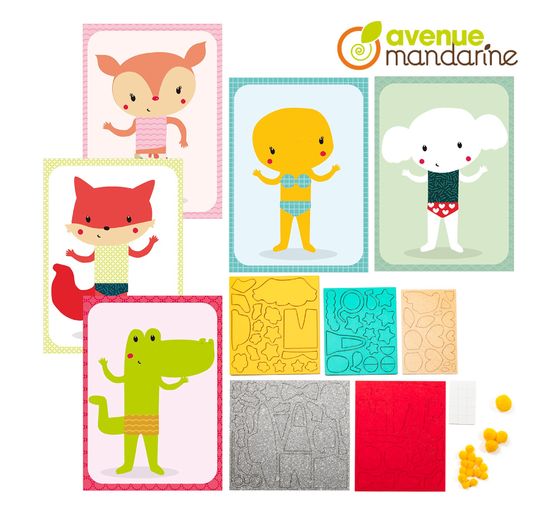 Kreativ-Box "Sticker und Texturen"