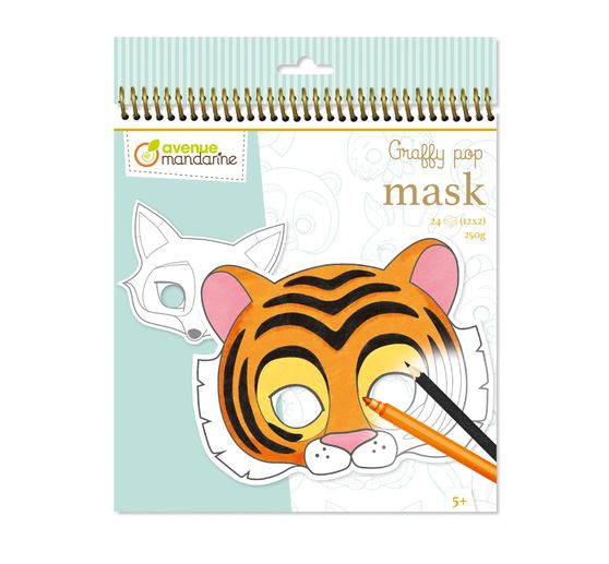 Mask coloring book Graffy Pop "Animals"