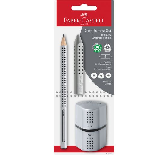 FABER-CASTELL Bleistift-Set "Jumbo Grip"