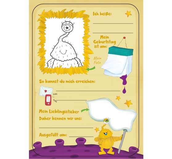 Friends book "Meine monstermäßigen Freunde"