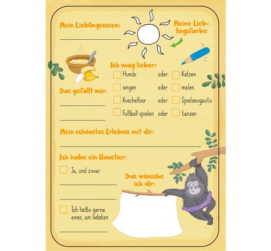 Friends book "Meine tierisch tollen Freunde"