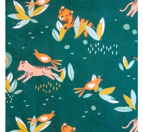 Cotton fabric "Tiger Koffi"