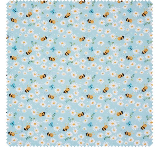 Cotton fabric "Little bee"