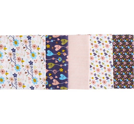 Stoffpaket Patchy "Hearts and Flowers"
