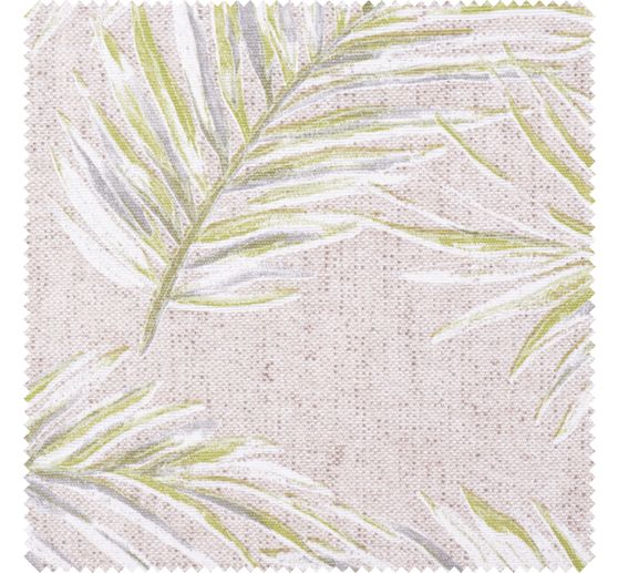 Motif fabric linen look "Oasis"