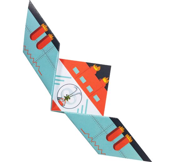 Creative box Origami "Planes and rockets"