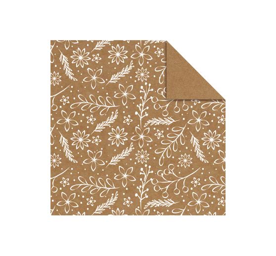 Folding sheets "Kraft paper Christmas"