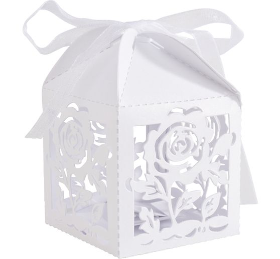 Filigrane Faltboxen "Rosen"
