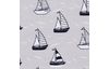 Jersey fabric "Sailing ships"