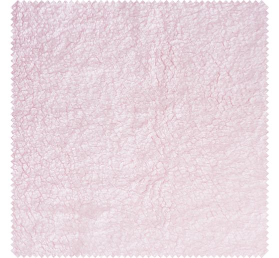 Fleece fabric "Lamb Rosé"