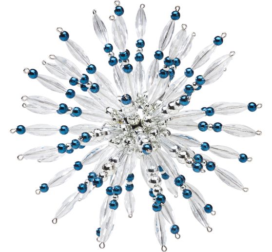 Perlenstern-Komplettset "Blue Crystal"