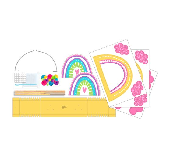 Laternen-Bastelset "Cute Rainbow"