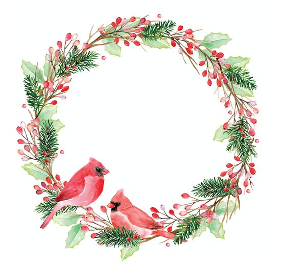 Scrapbook block "XMAS Berries"