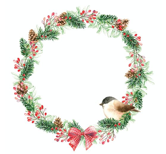 Scrapbook block "XMAS Berries"