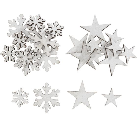VBS Scatter decoration mix "Snowflake and star"