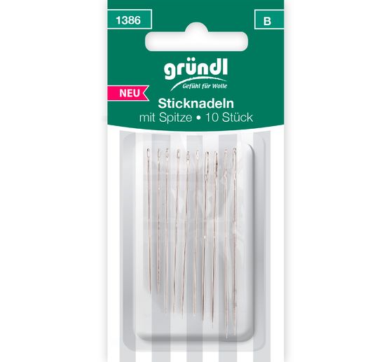 Gründl Sticknadeln mit Spitze