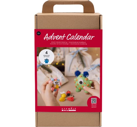 Kreativset Adventskalender "Modellieren - Monster"