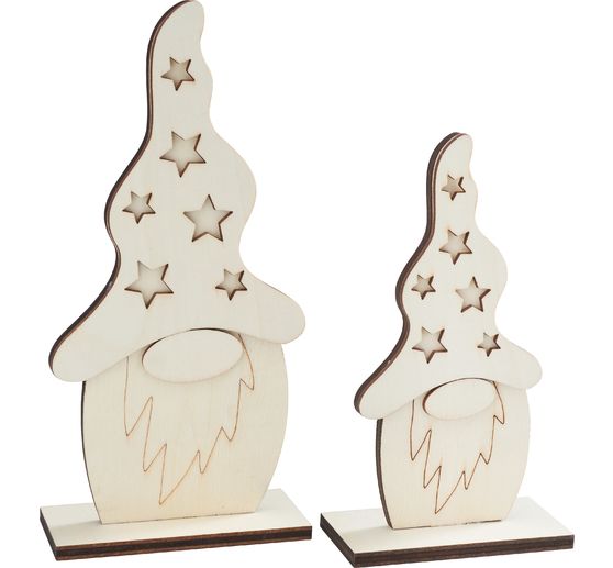 VBS Wooden gnomes "Lasse and Knut"