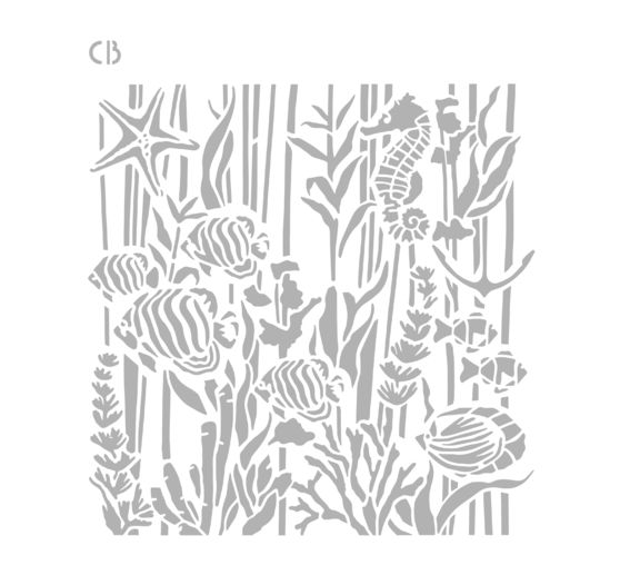 Stencil "Under the Ocean"