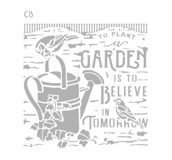 Schablone "Gardentime"