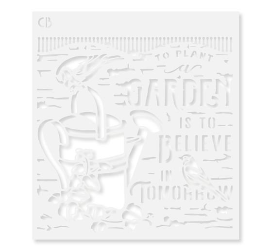 Schablone "Gardentime"