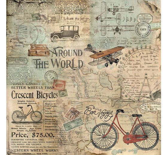 Scrapbook-Block "Around the World"