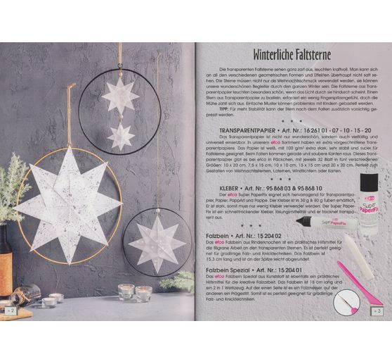 Book "Winterliche Faltsterne"