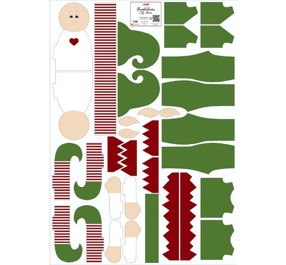 Puppen Nähset "Elf Schneeflocke"