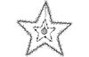 BUTTERER Stamp "Star and little stars"