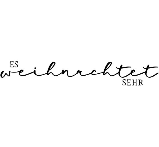 BUTTERER Stamp "Es weihnachtet sehr"