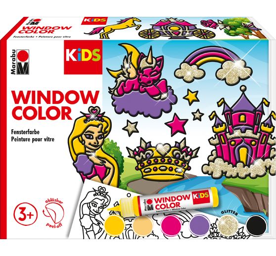 Marabu KiDS Window Color Set "Prinzessin"