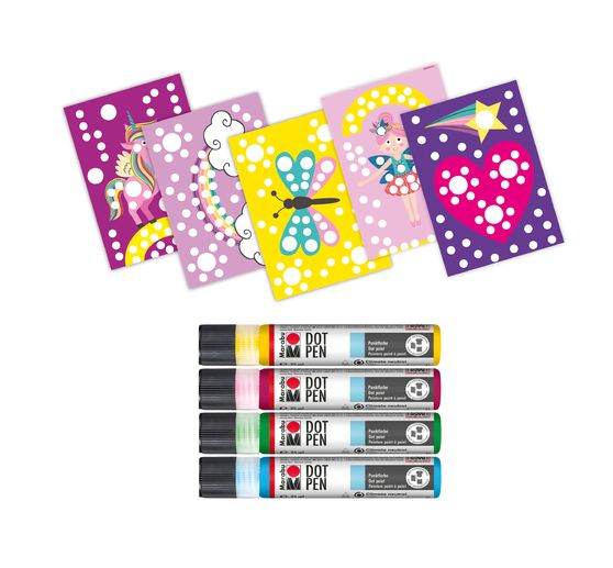 Marabu KiDS Dot Pen Set "Einhorn"