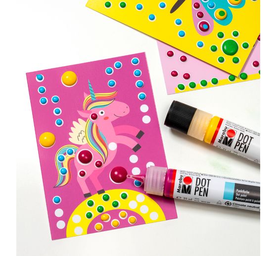 Marabu KiDS Dot Pen Set "Einhorn"