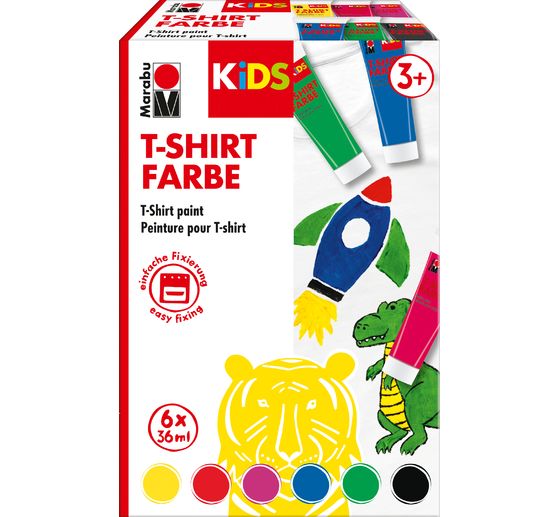 Marabu KiDS "T-Shirt Farbe", 6 x 36 ml