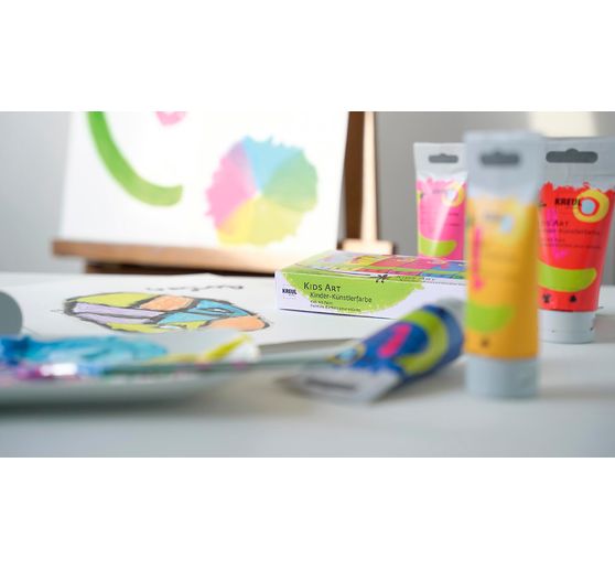KREUL Kids Art Kinder-Künstlerfarbe, 8 x 20 ml