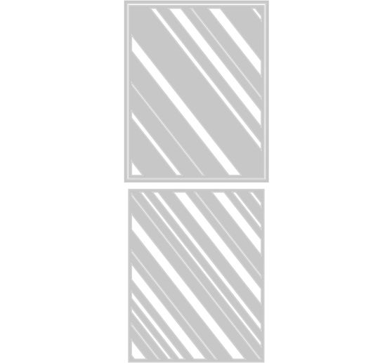 Sizzix Thinlits Stanzschablone "Layered Stripes by Tim Holtz"