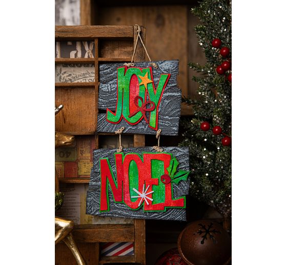 Sizzix Thinlits Stanzschablone "Big Tidings by Tim Holtz"