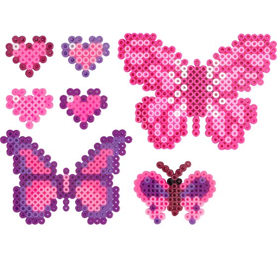 Fuse Iron Melty Bead Kit : Knorr Prandell : Pegboard & Tweezers Included :  Butterfly