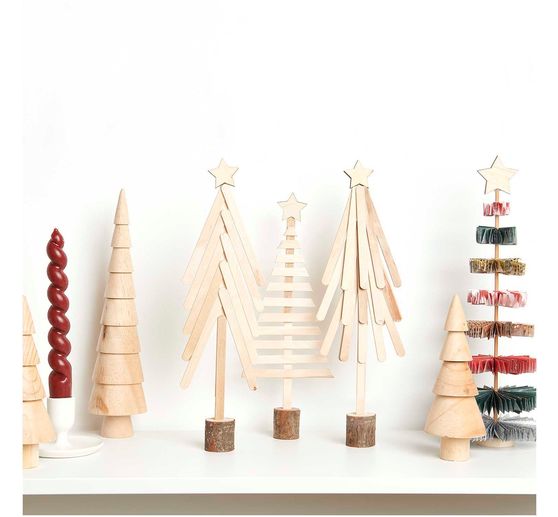 Craft kit wooden spatula "Fir tree"