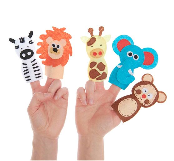 Craft kit finger puppets "Animals"