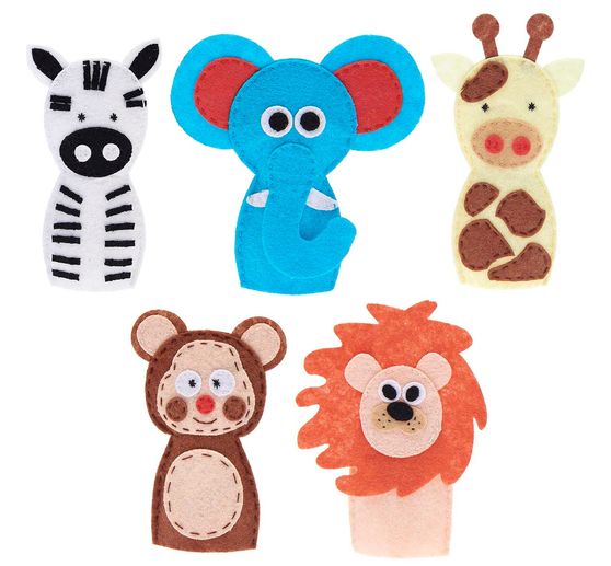 Craft kit finger puppets "Animals"