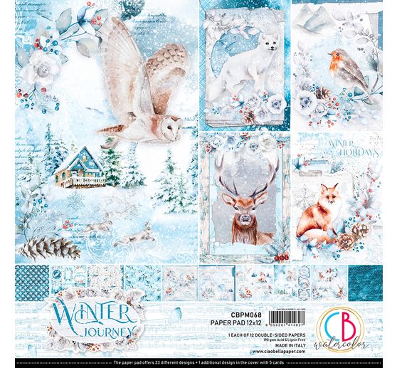 Scrapbook-Papier "Winter Journey"