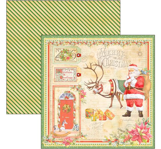 Scrapbook-Papier "Dear Santa"