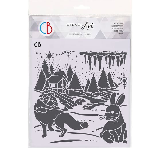Schablone "Nordic landscape"